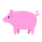 Pig emoji on Mozilla